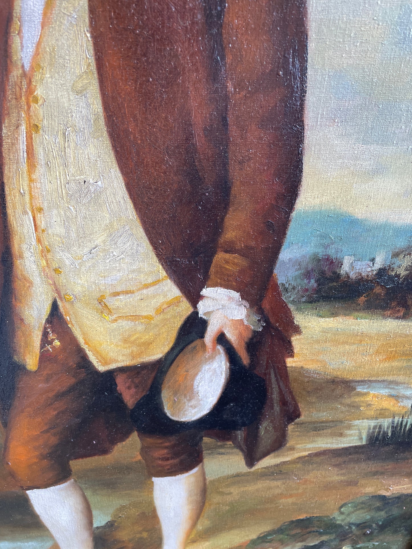 Reproduction oil of Sir Benjamin Truman, after Thomas Gainsborough (0BL00A)