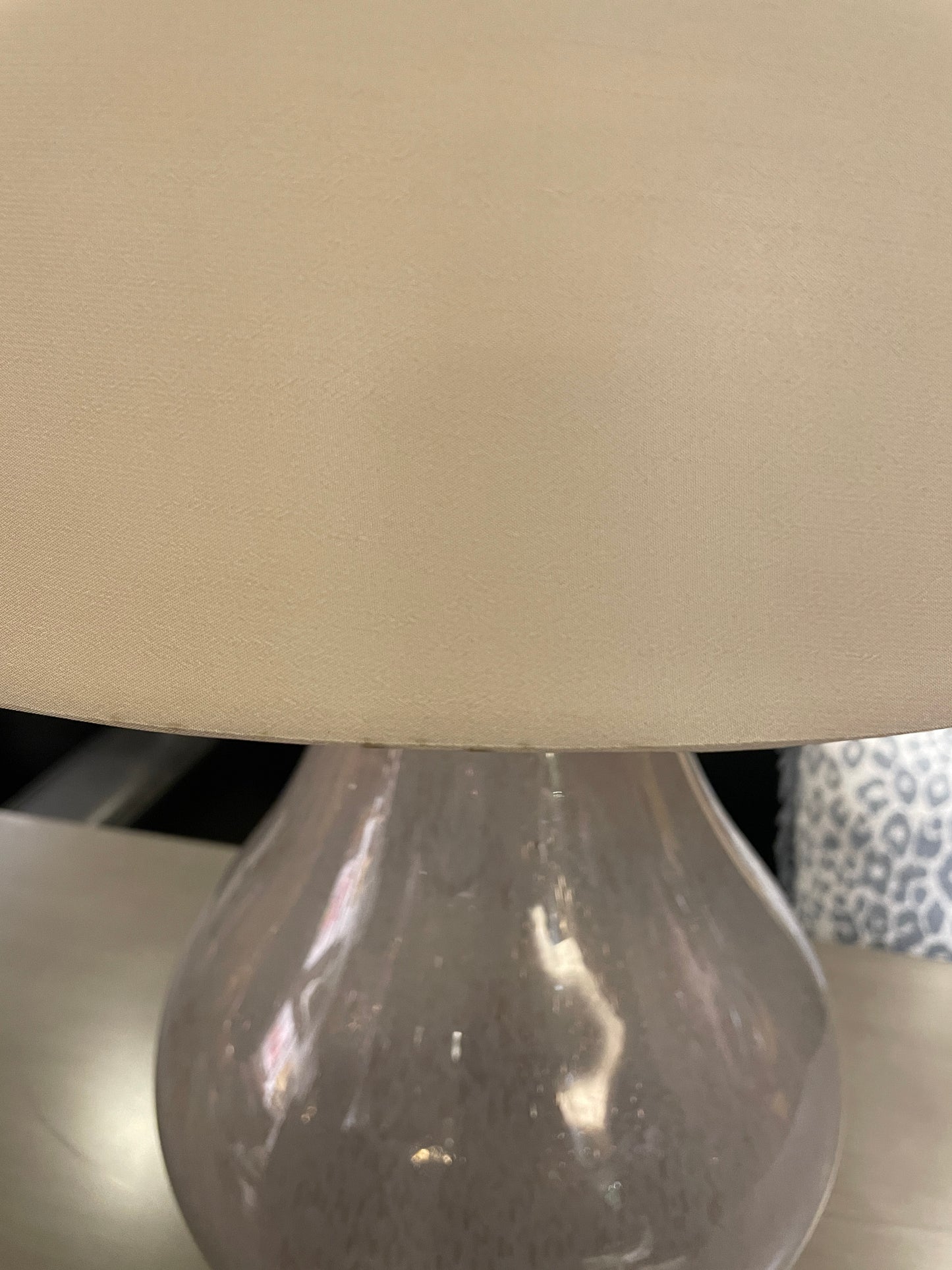 Pink Bubble Glass Table Lamp (0IV016)