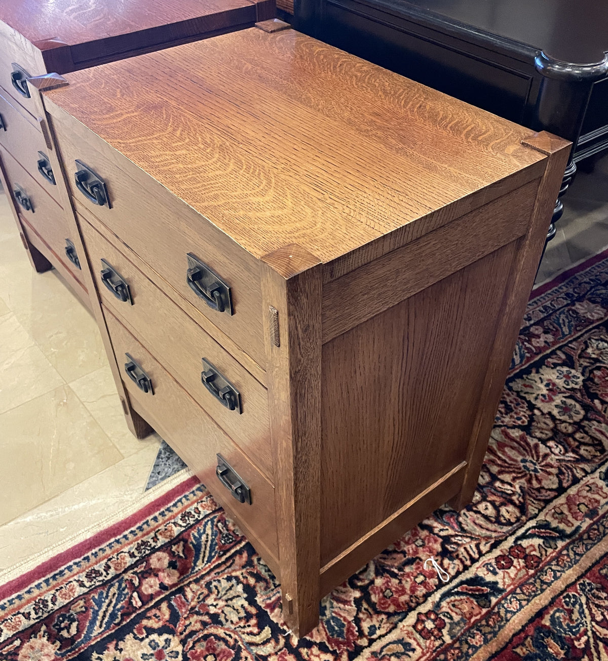 Stickley Three Drawer Nightstand, AS IS (0QK007)