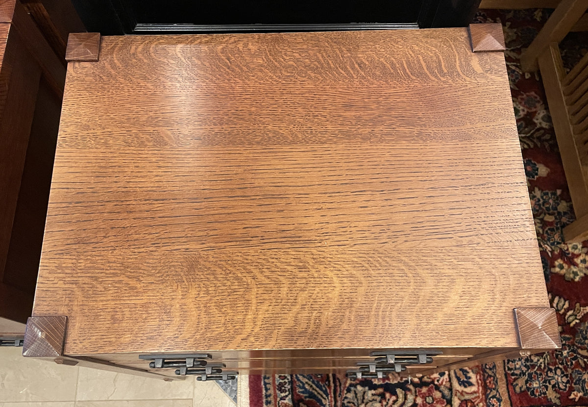 Stickley Three Drawer Nightstand, AS IS (0QK007)