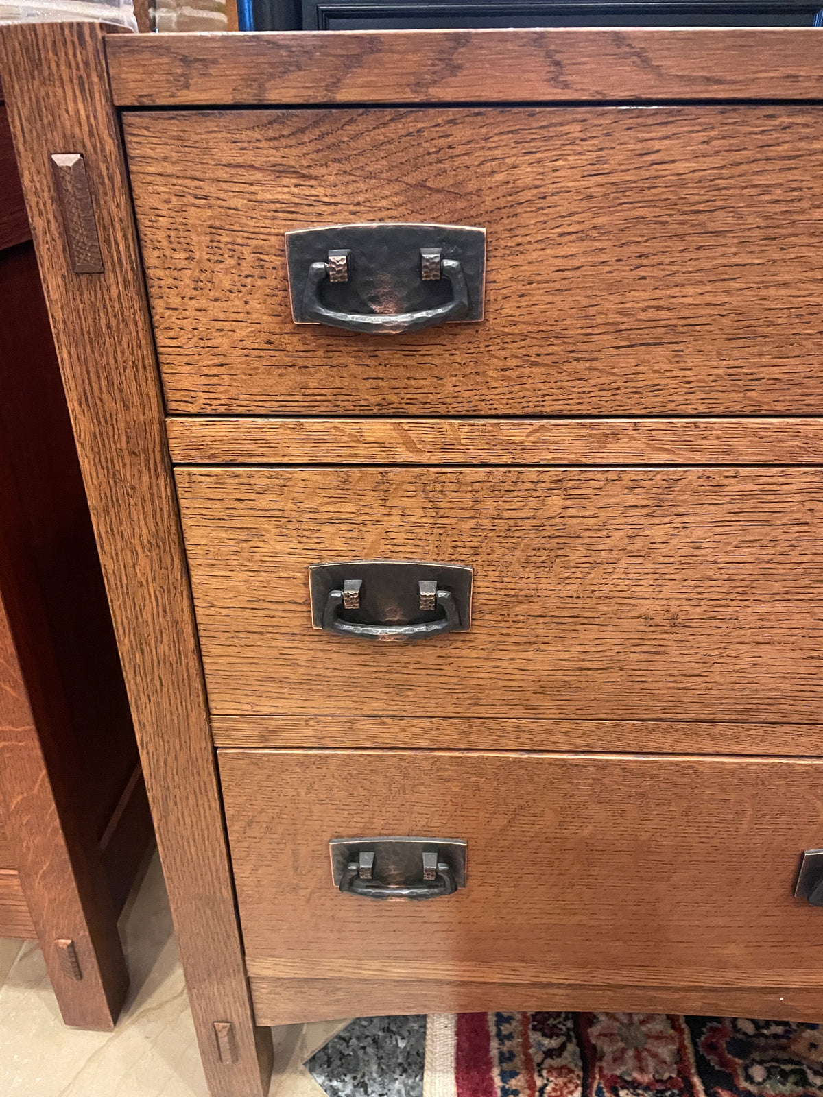 Stickley Three Drawer Nightstand, AS IS (0QK007)