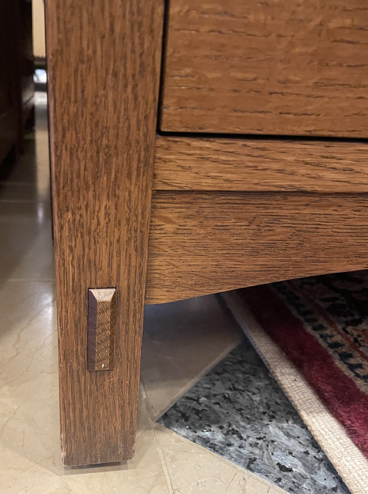 Stickley Three Drawer Nightstand, AS IS (0QK007)