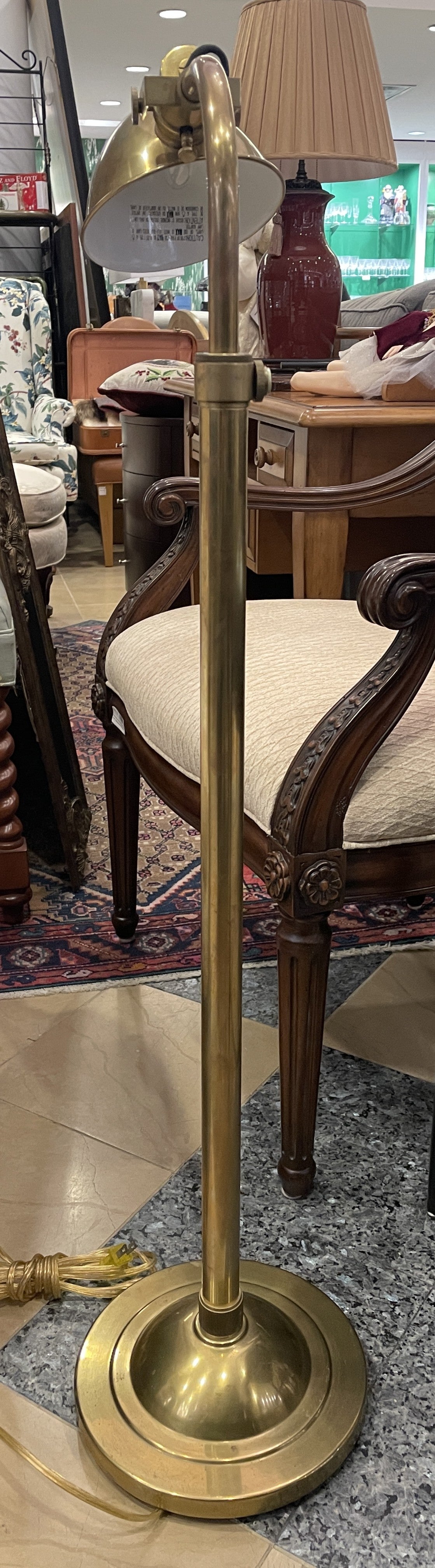 Apothecary Lamp in Brass, AS IS (0IV017)