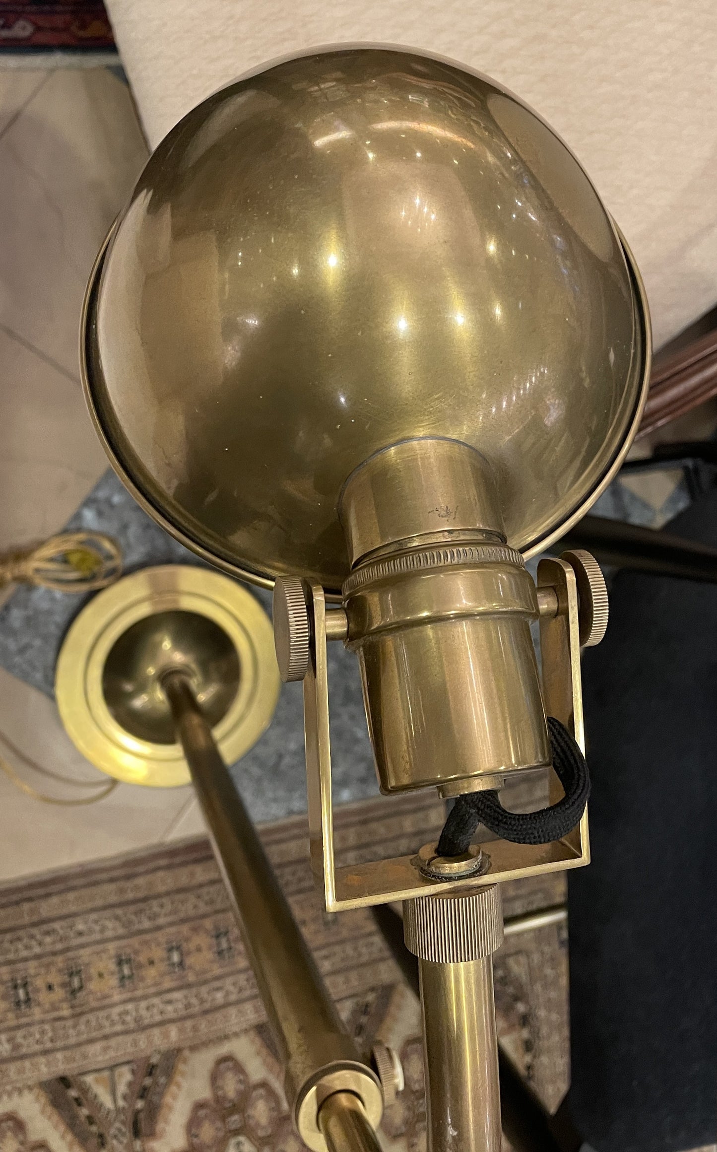 Apothecary Lamp in Brass, AS IS (0IV017)