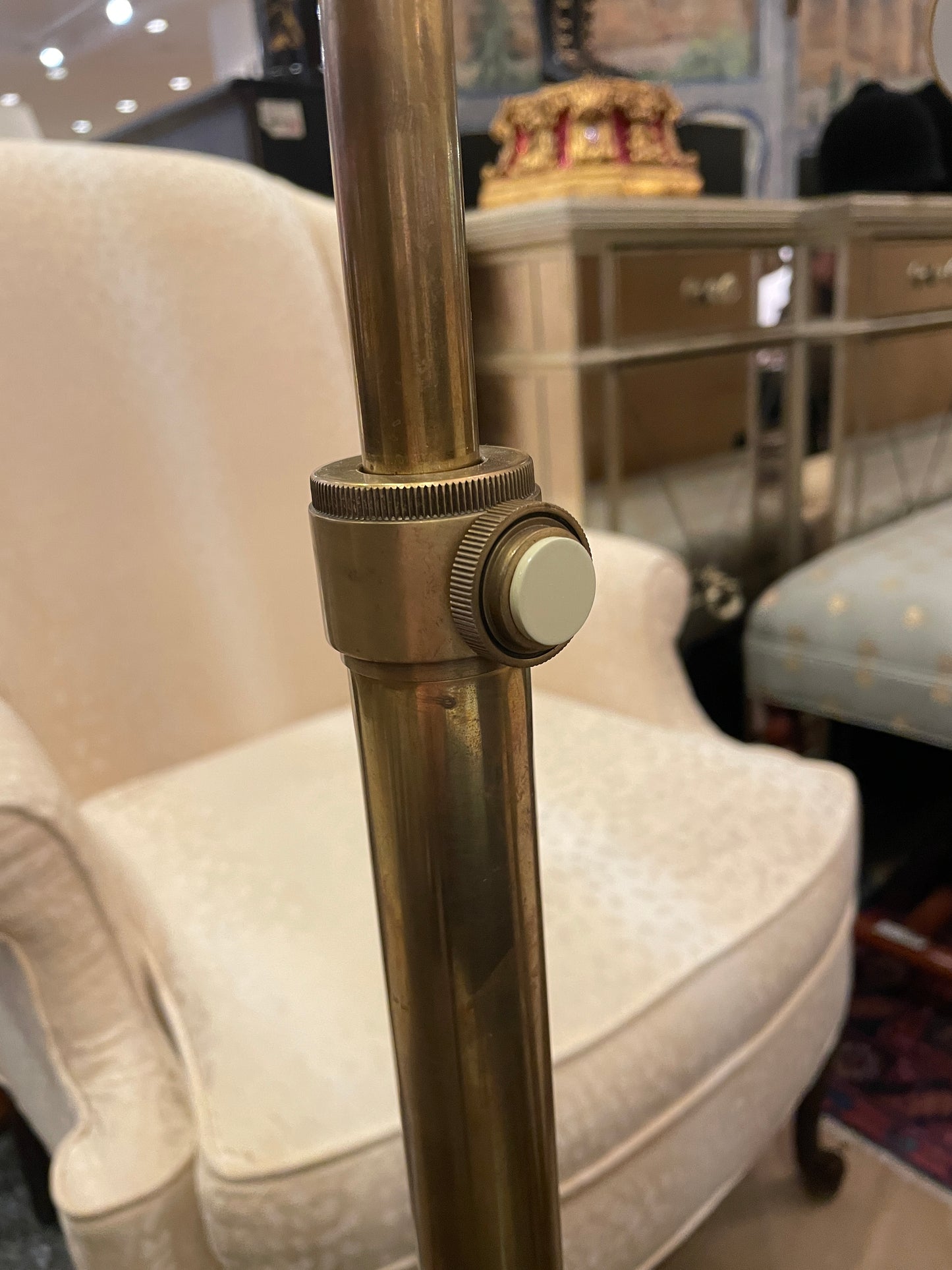 Apothecary Lamp in Brass, AS IS (0IV017)