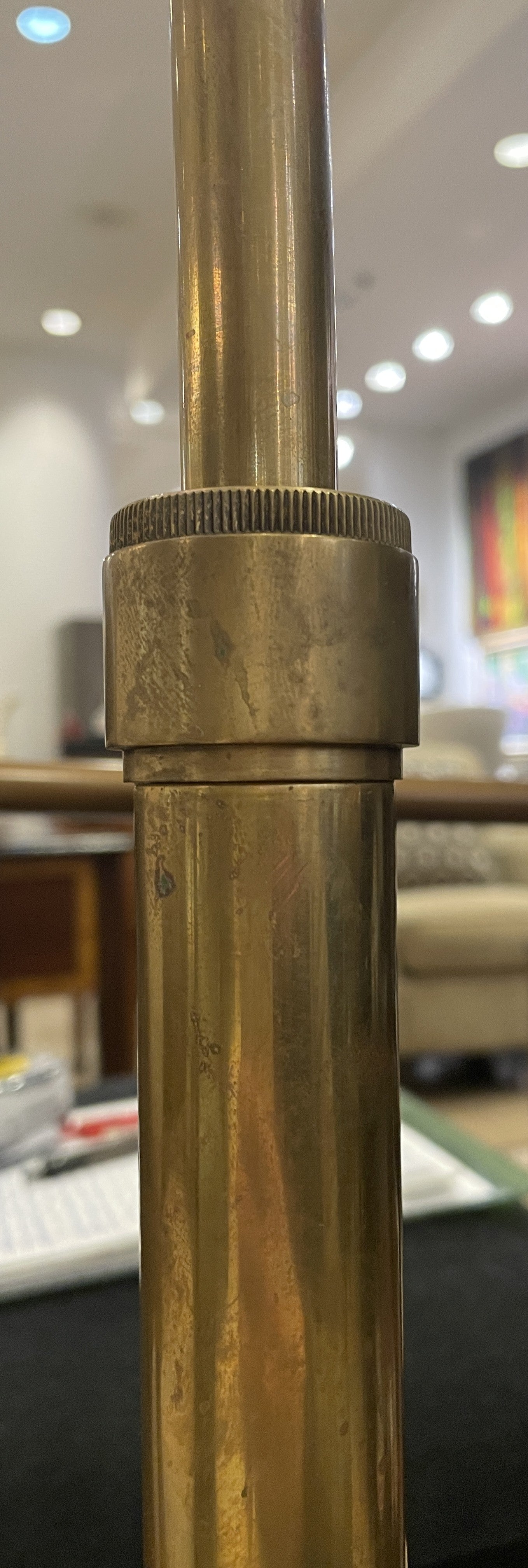 Apothecary Lamp in Brass, AS IS (0IV017)