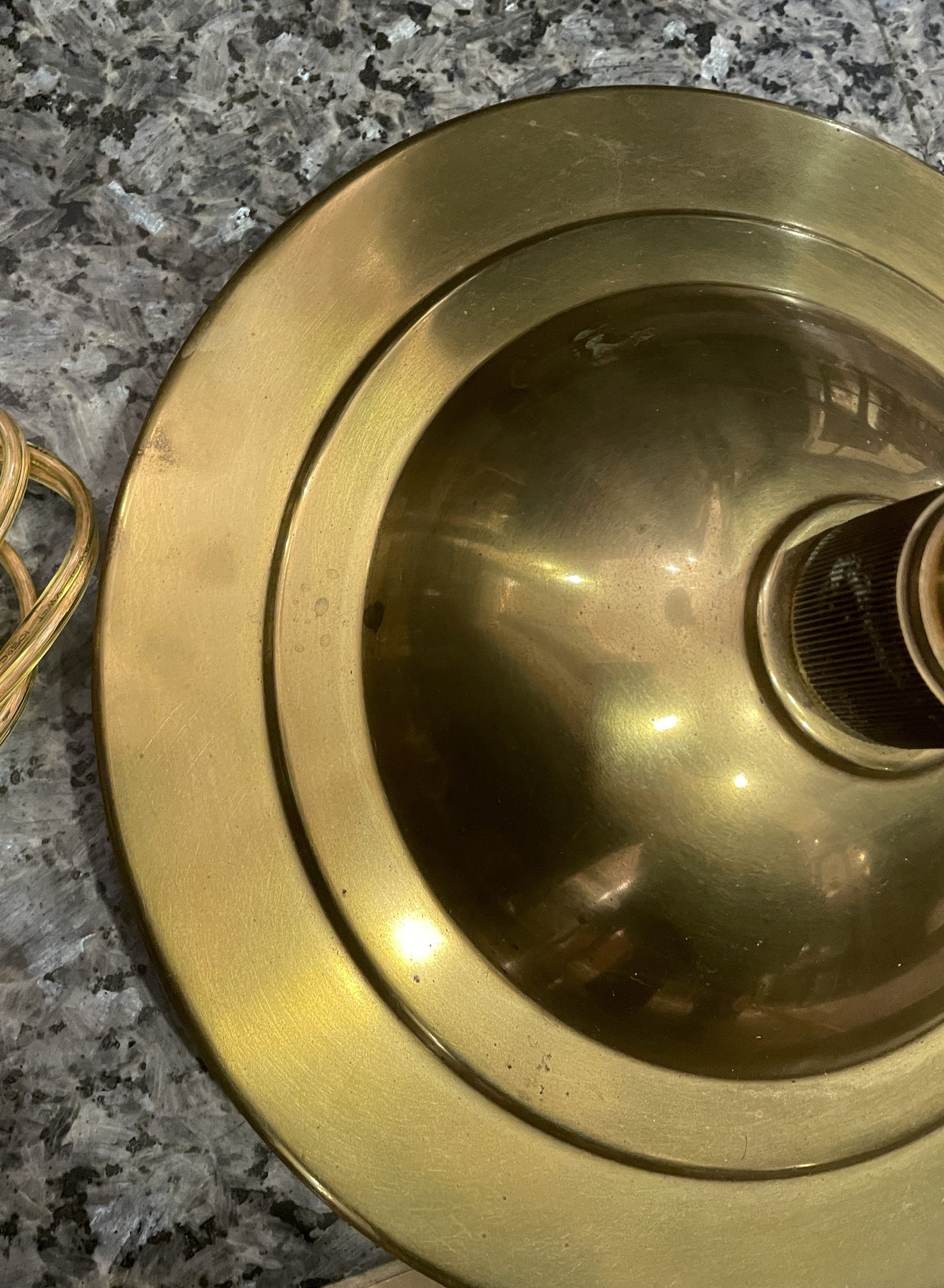 Apothecary Lamp in Brass, AS IS (0IV017)