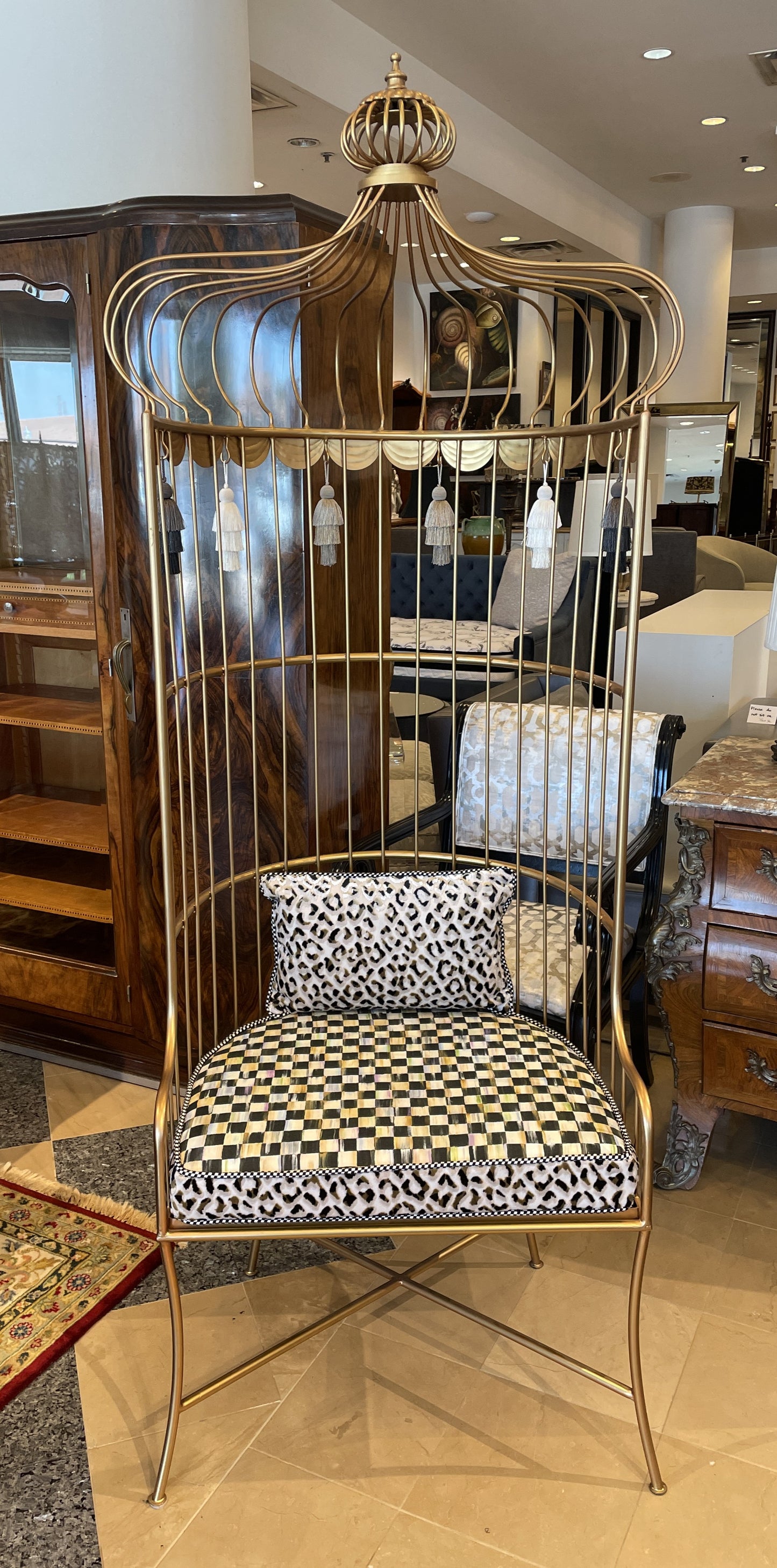 Mackenzie Childs Aviary Chair (0H2008)
