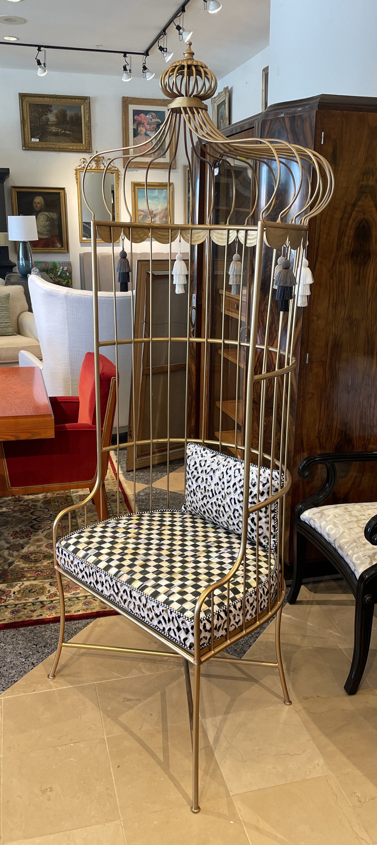 Mackenzie Childs Aviary Chair (0H2008)