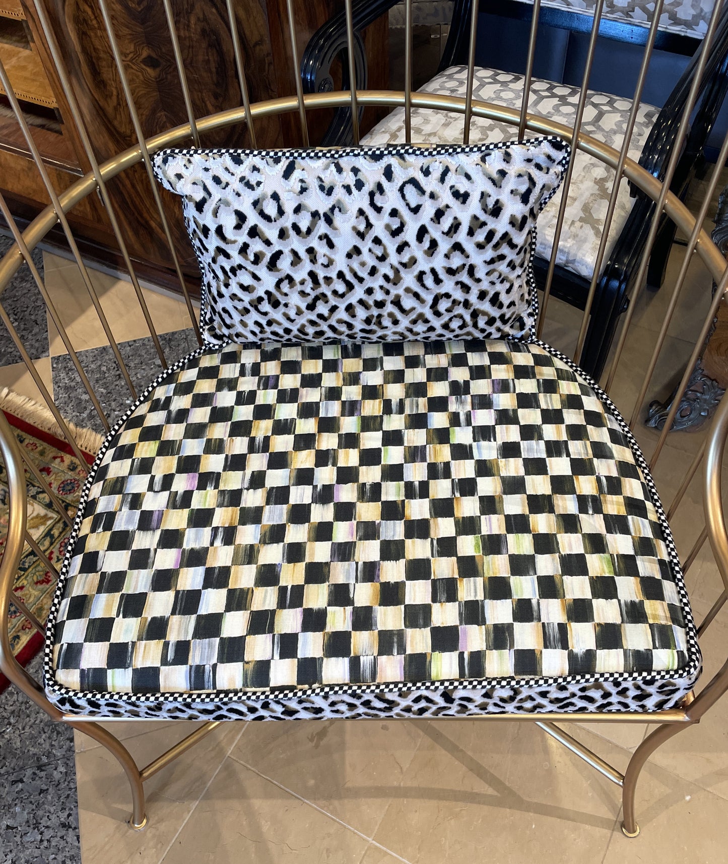 Mackenzie Childs Aviary Chair (0H2008)