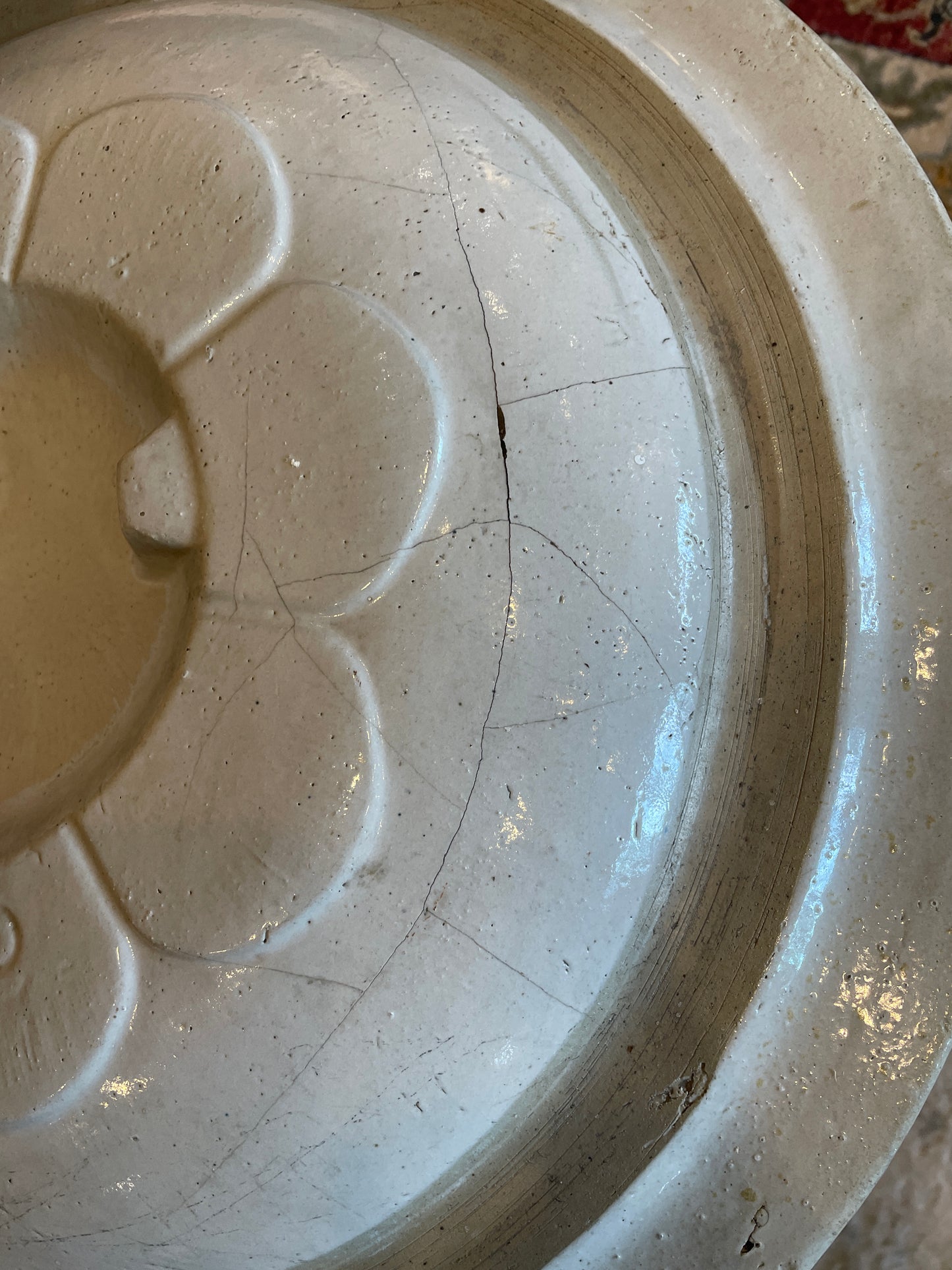 Redwing 12 gallon Crock with Tulip Top, missing bail (0JL02U)