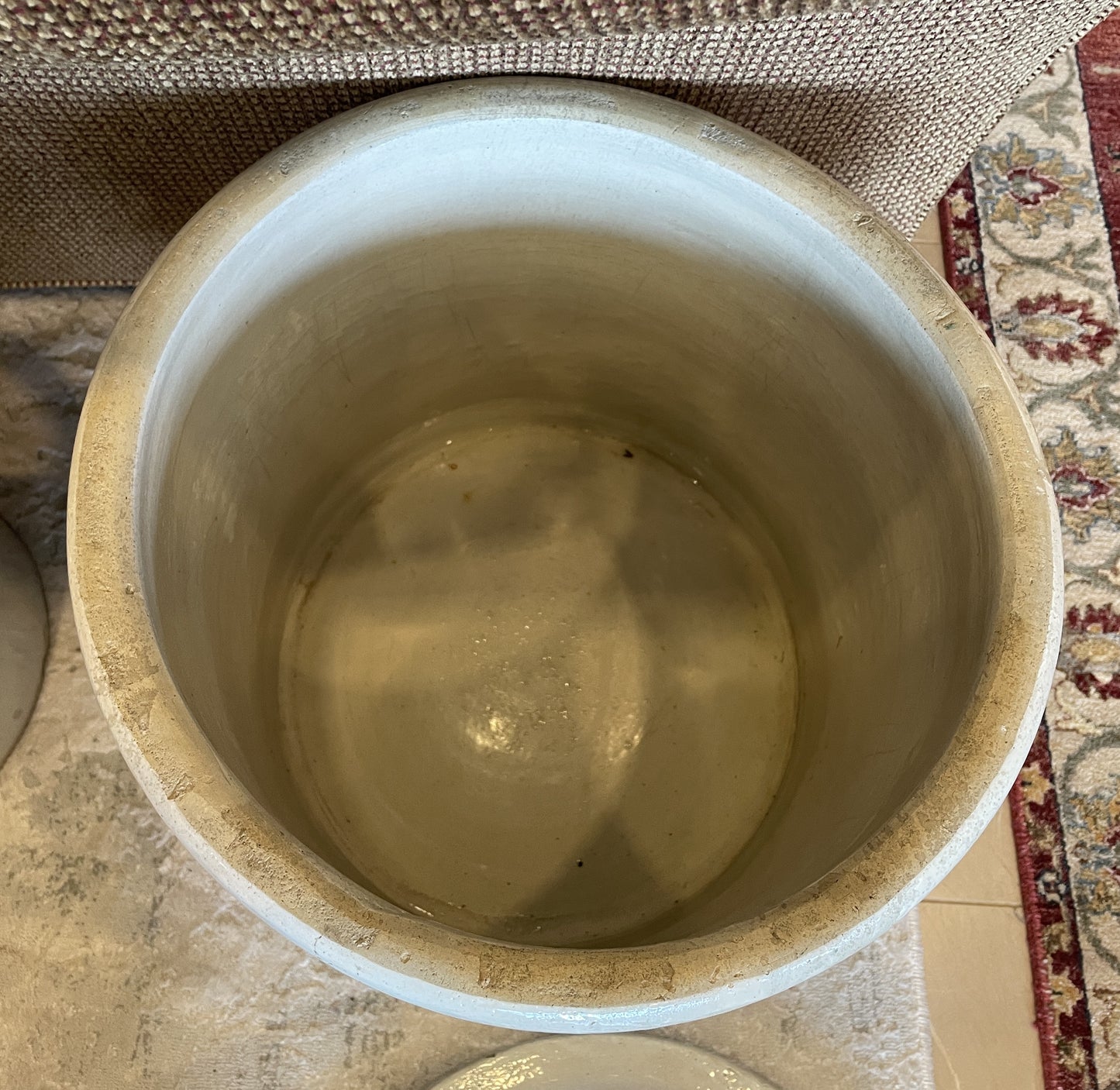 Redwing 12 gallon Crock with Tulip Top, missing bail (0JL02U)