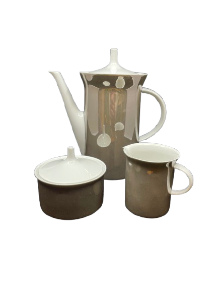Rosenthal Hans Theo Baumann Coffee Pot with Cream and Sugar