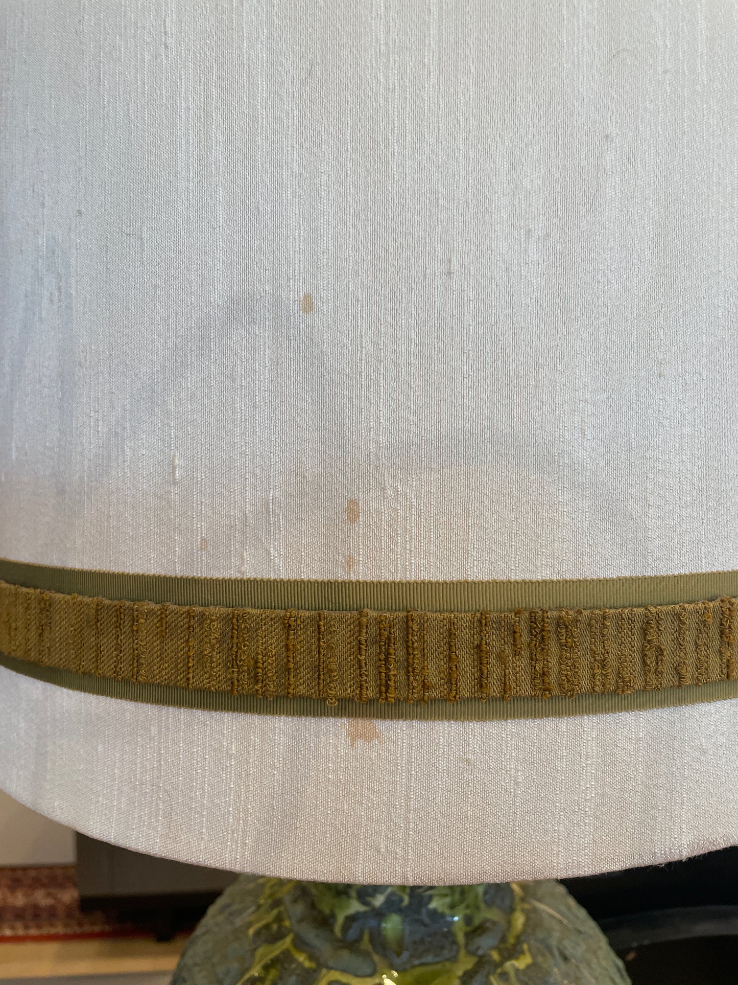 Mid Century Lava Glaze Table Lamp (0JL02C)