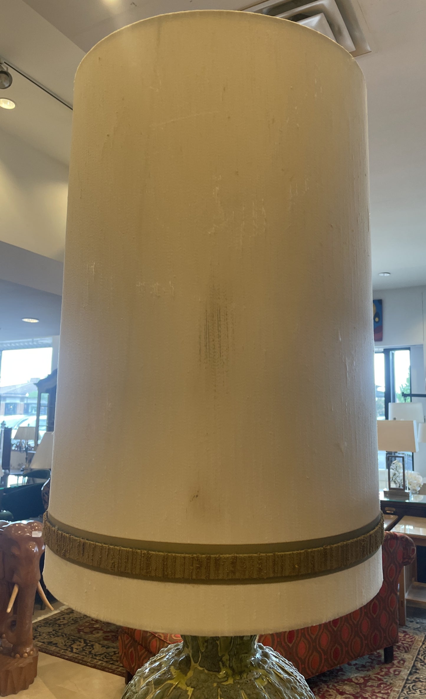 Mid Century Lava Glaze Table Lamp (0JL02C)