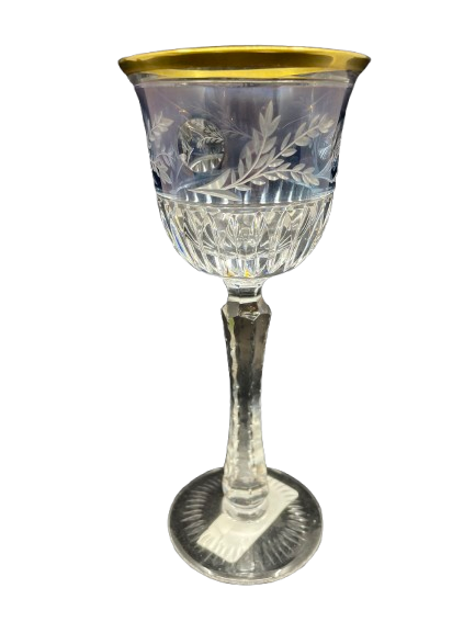 Moser Wine Glass (Blue)