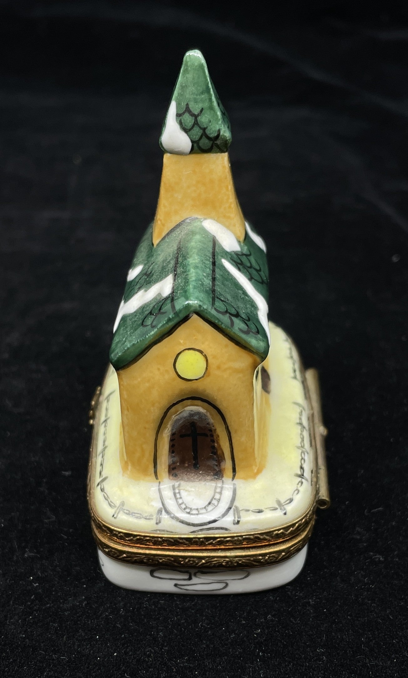 Limoges Trinket Box, Church (0IT003)
