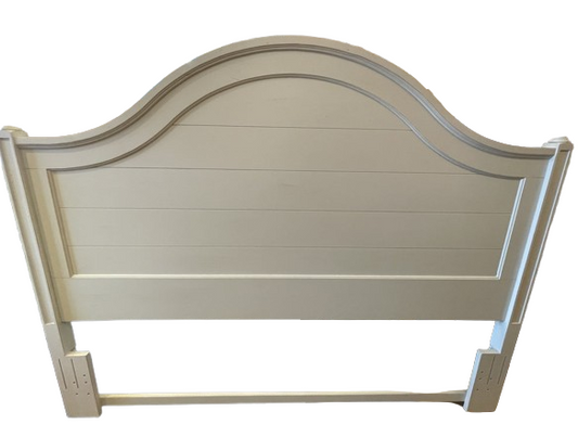 Stanley King White Plank Bed (0CF00I)