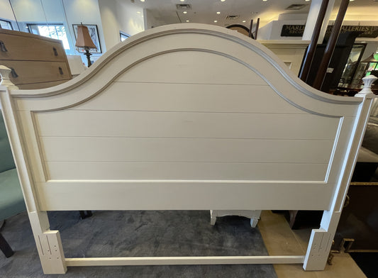 Stanley King White Plank Bed (0CF00I)