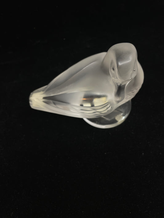 Lalique Duck Tucked Head (03001X)