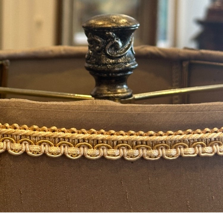 Pair of Resin Urn Lamps (VCPL9D)