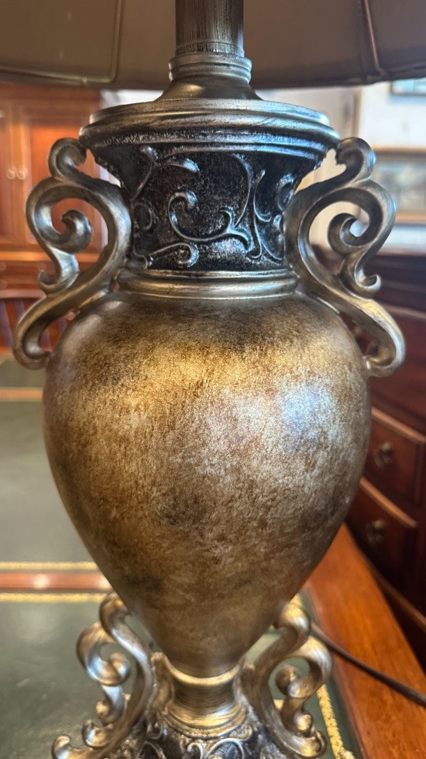 Pair of Resin Urn Lamps (VCPL9D)