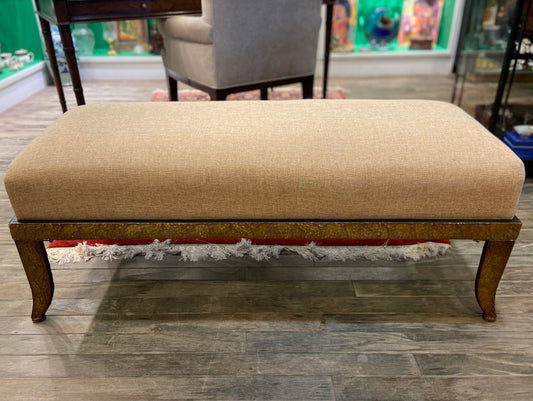 Oatmeal Upholstered Bench (24069)