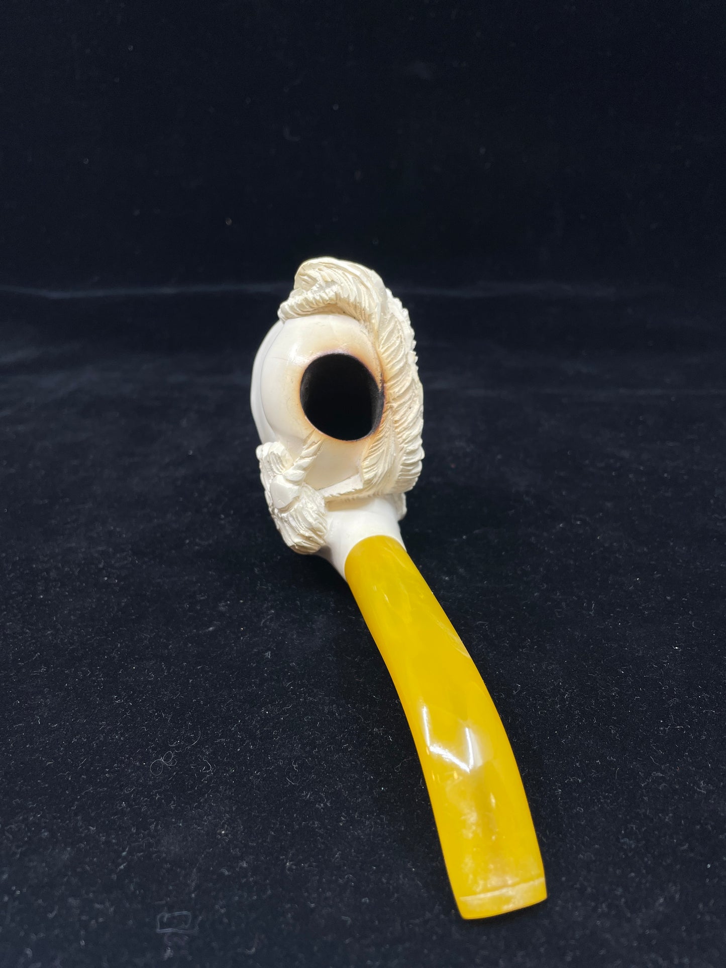 Cavalier Meerschaum Pipe with Case, smoked (0B1003)