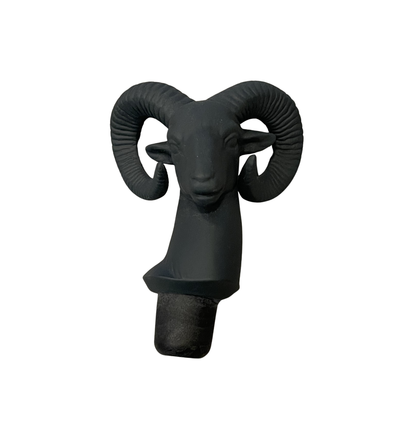 Lladro Re-Cyclos Bisque Ram Head Wine Stopper (CT127S)