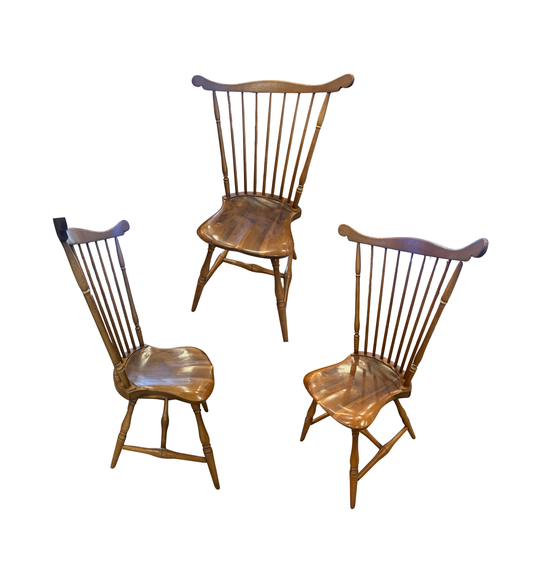 Set of 4 Wright Table Company Windsor Chairs (0C401F)