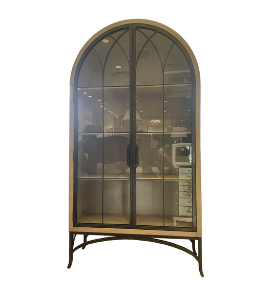 Ballard Designs Aris Arched Display Cabinet (01D02C)