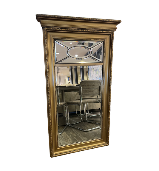Antique Gilded Trumeau Mirror (0KP00W)