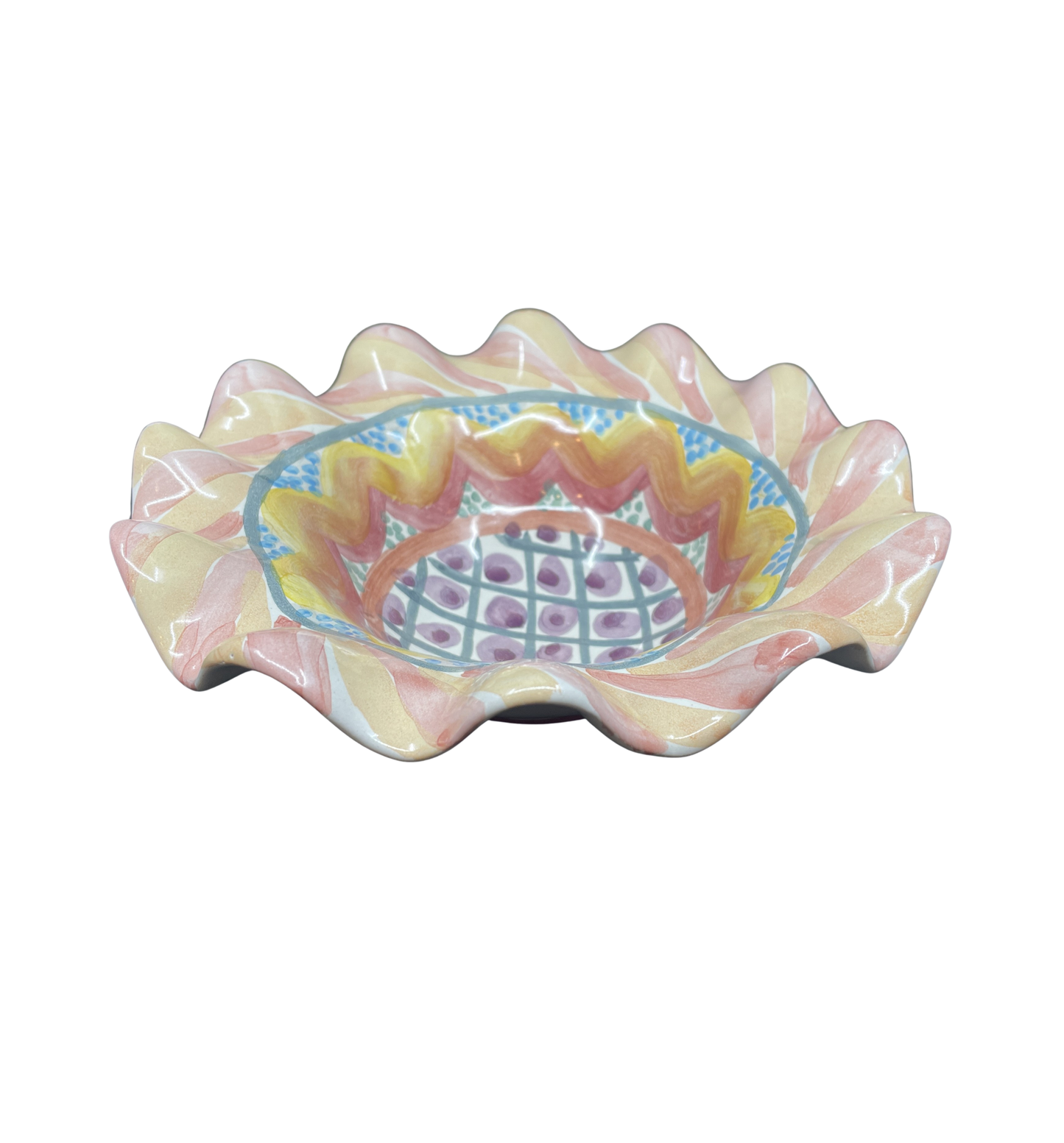 Mackenzie-Childs Vintage Keukenhof Bowl 8" (01200B)