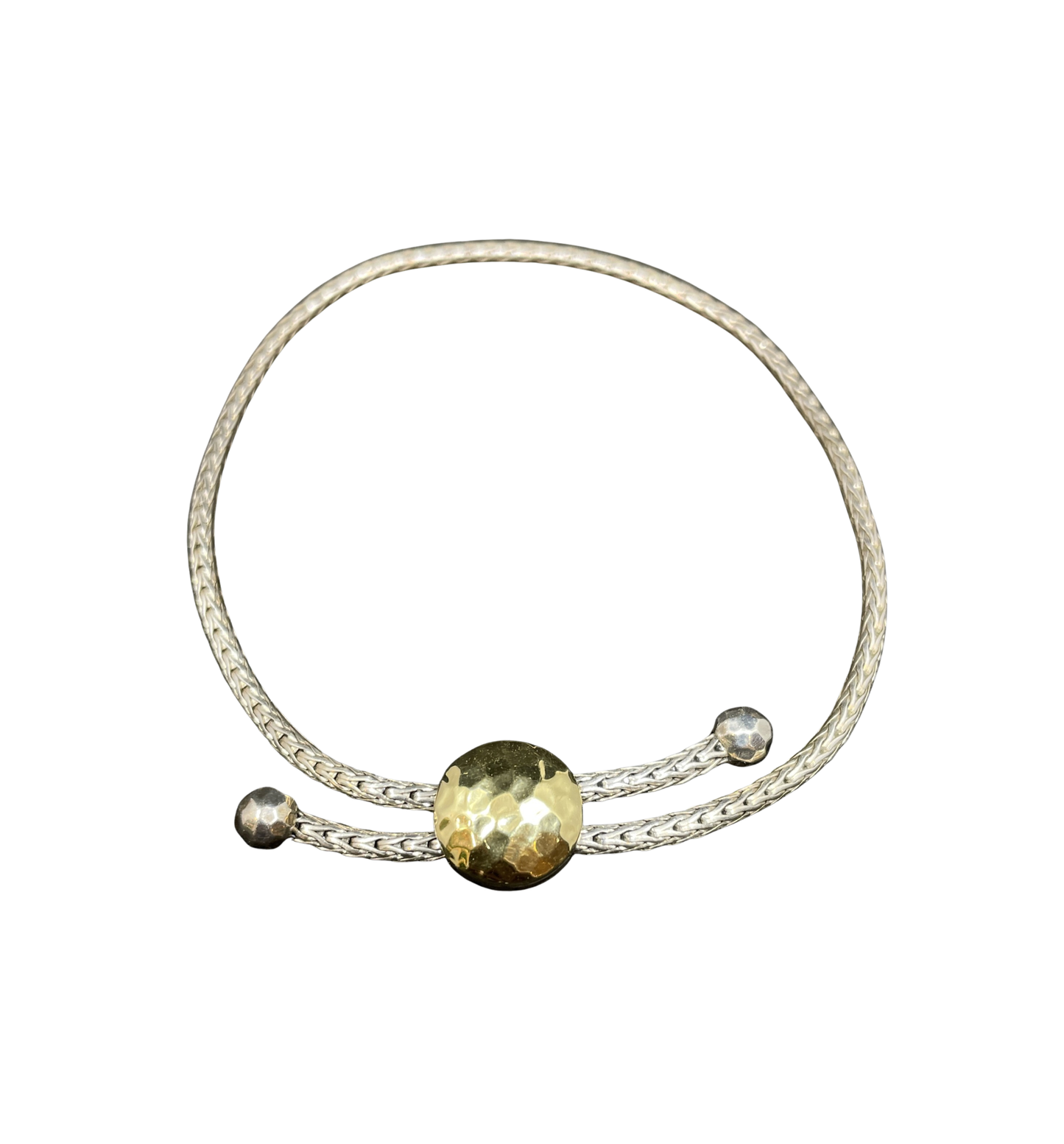 John Hardy Palu Slider Bracelet with 18k gold slide (09B00G)