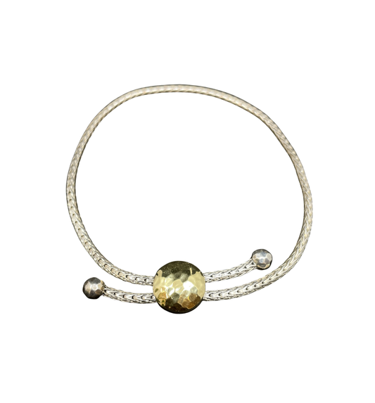 John Hardy Palu Slider Bracelet with 18k gold slide (09B00G)
