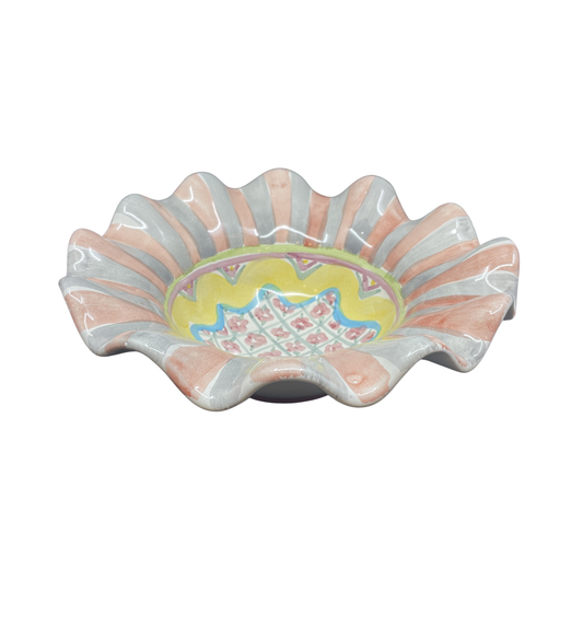 Mackenzie-Childs Vintage Rose Cottage 8" Bowl (012009)
