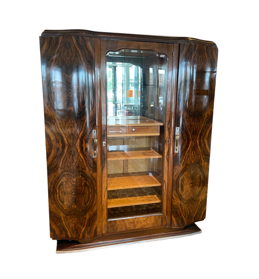 Art Deco Three Door Armoire/Bar (0KP00M)