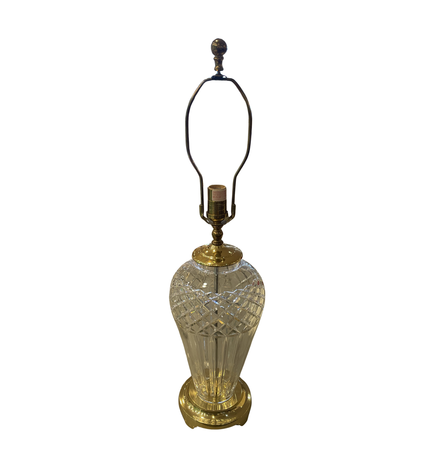 Waterford Belline Lamp, AS IS (0O2001)