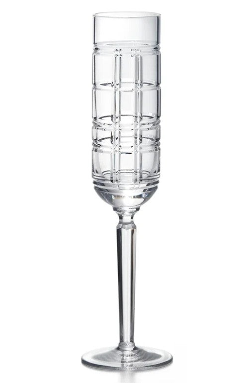 Ralph Lauren Hudson Plaid Champagne Flute (03H00O)