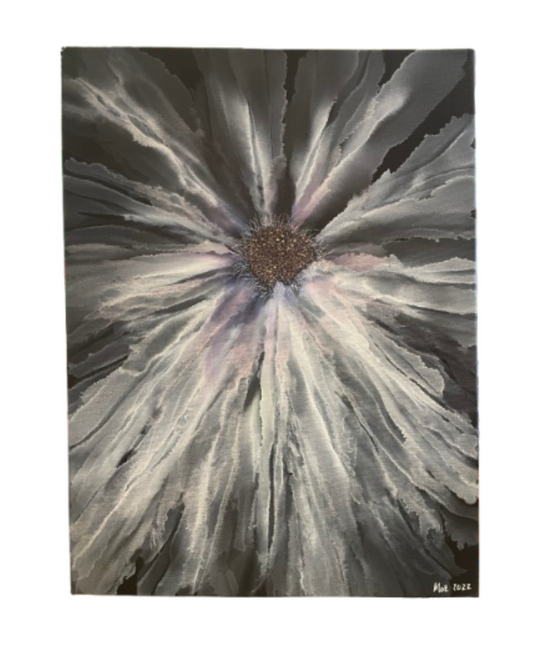 Moe oil on canvas, Floral
