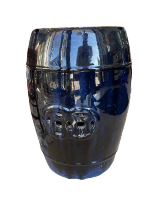 Blue Glazed Garden Stool (GWSTVJ)