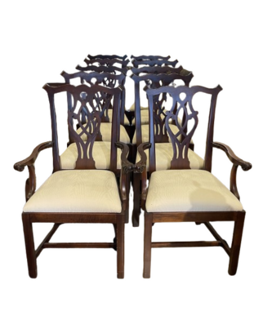 Set of 10 Knob Creek Chippendale Chairs (0C7003)