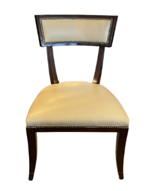 Hickory Chair Leather Dining Chair AS IS (3 Available) (0BZ01F)