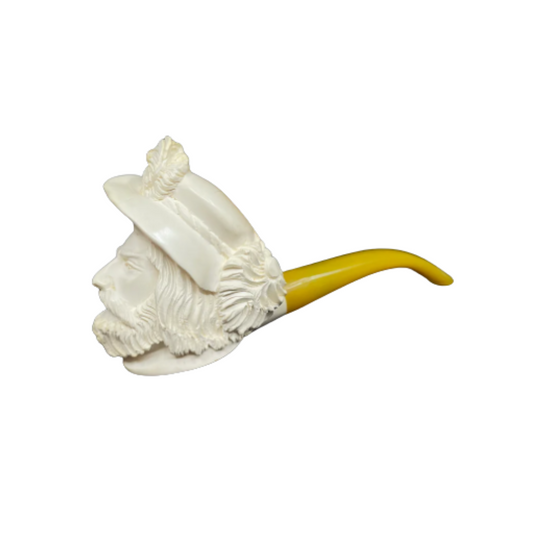 Cavalier Meerschaum Pipe with Case, smoked (0B1003)