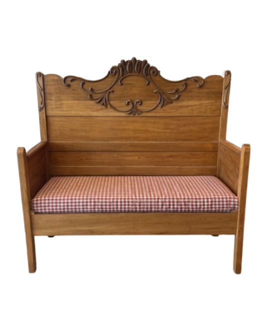 Oak Bench, Custom Early American