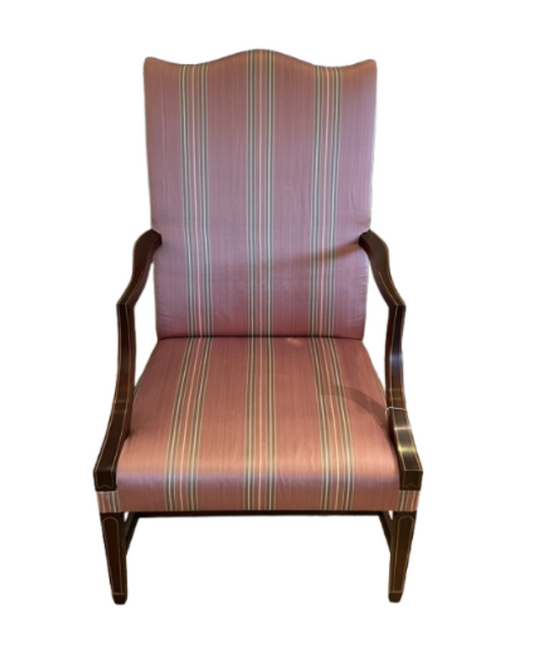 Kindel Striped Lolling Chair AS IS (0DW00F)