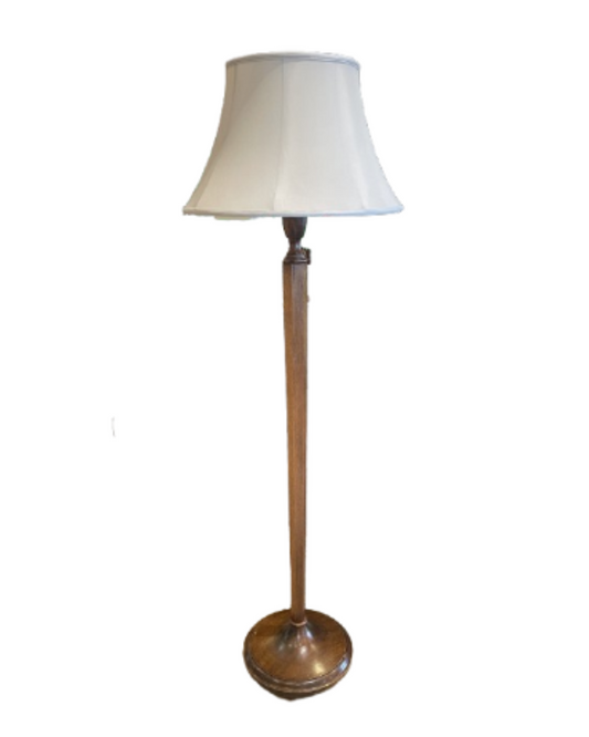 Mahogany Pencil Post Floor Lamp (0BZ005)