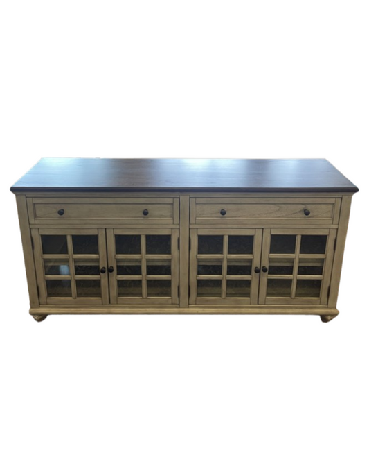 Pottery Barn Farmhouse Sideboard/Media Cabinet (0E700G)