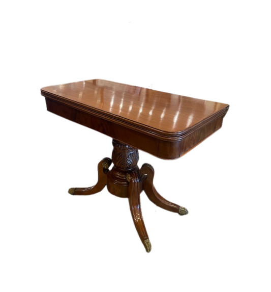 Early 19th Century American Federal Game Table, circa 1810 (0FY007)
