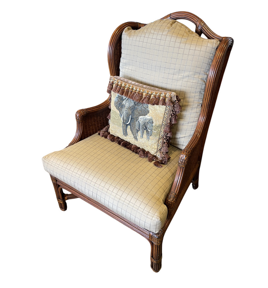 British Colonial Wing Style Chair (0G100A)